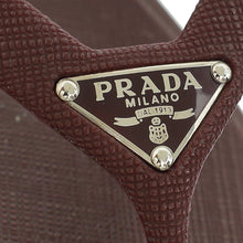Prada Burgundy Logo Rubber Thong Sandal 41