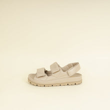 Prada Beige Logo Strap Chunky Sandal 41