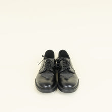 Prada Black Triangle Logo Derby Lace-Up Shoes 7