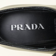 Prada Black Triangle Logo Derby Lace-Up Shoes 7