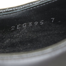 Prada Black Triangle Logo Derby Lace-Up Shoes 7