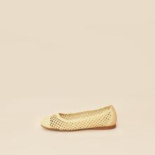 Prada Bicolor Raffia Flat Ballerina 35.5