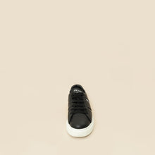Prada Black Vitello Soft Logo Lace Up Sneakers 36.5