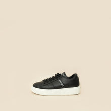 Prada Black Vitello Soft Logo Lace Up Sneakers 36.5