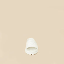 Prada White Extra Light Rubber Slides Sandal 36