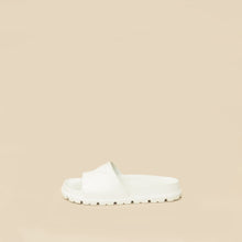 Prada White Extra Light Rubber Slides Sandal 36
