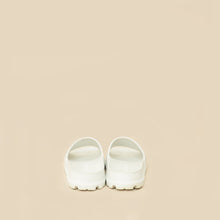 Prada White Extra Light Rubber Slides Sandal 36