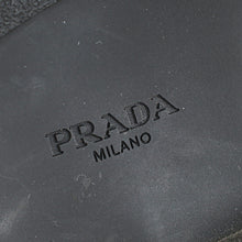 Prada Black Brushed Mules 37.5