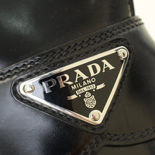 Prada Black Brushed Mules 37.5
