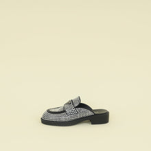Prada Black Crystal Loafer Mules 37.5