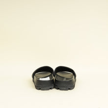 Prada Black Triangle Logo Slide Sandal 37
