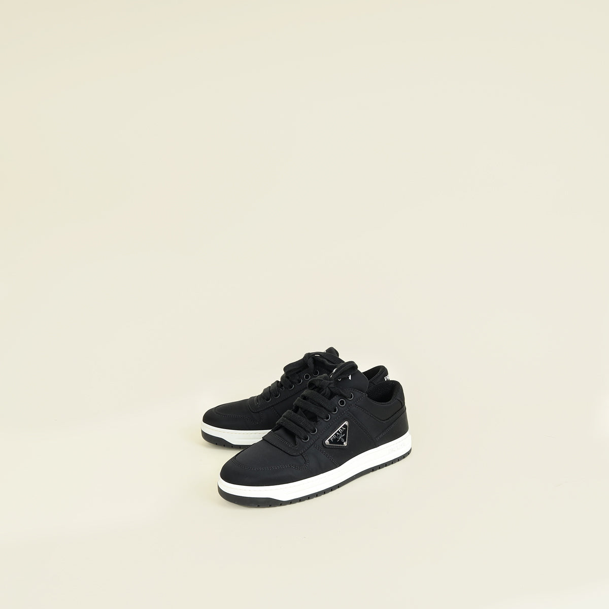 Prada Black Logo Re-Nylon Sneaker 37