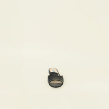 Prada Black Logo Slide Flat Sandal 38.5