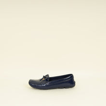 Prada Blue Vernice Bow Loafers 38.5