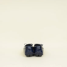Prada Blue Vernice Bow Loafers 38.5