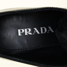 Prada Black Brushed Triangle Logo Loafer 38