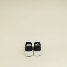 Prada Black Re-Nylon Double Wheel Gabardine Sneakers 38