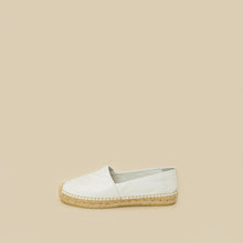 Prada White Soft Nappa Espadrille 38