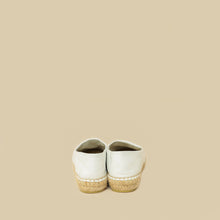 Prada White Soft Nappa Espadrille 38