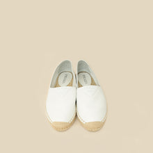 Prada White Soft Nappa Espadrille 38