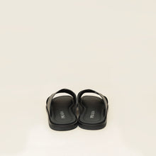 Prada Black Logo Crisscross Slides Men's Sandal 9.5