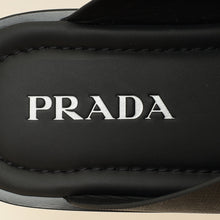 Prada Black Logo Crisscross Slides Men's Sandal 9.5
