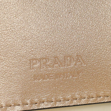Prada Metallic Champaign Gold Shine Small Wallet