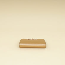 Prada Metallic Champaign Gold Shine Small Wallet