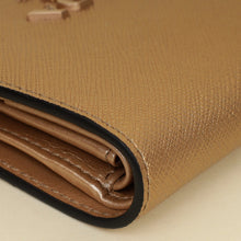 Prada Metallic Champaign Gold Shine Small Wallet