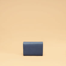 Prada Blue Trifold Small Wallet