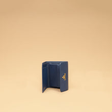 Prada Blue Trifold Small Wallet