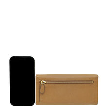 Prada Caramel Lux Large Continental Wallet