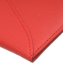 Prada Red Logo Vitello Move Envelope Slim Wallet