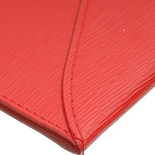 Prada Red Logo Vitello Move Envelope Slim Wallet