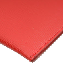 Prada Red Logo Vitello Move Envelope Slim Wallet