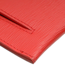 Prada Red Logo Vitello Move Envelope Slim Wallet