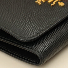 Prada Black Vitello Move Small Wallet