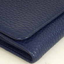 Prada Blue Vitello Grain Wallet on Chain