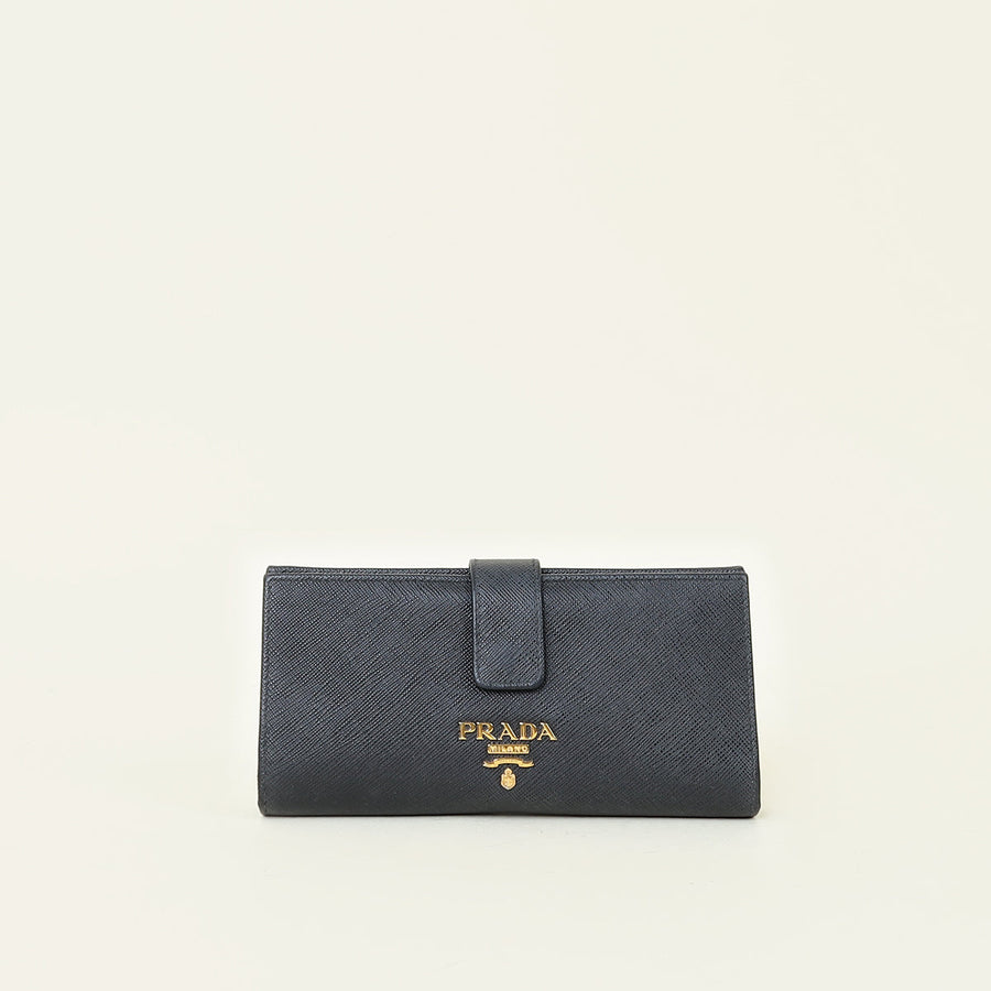 Prada Black Logo Wallet