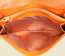 Prada Papaya Long Continental Wallet