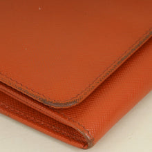 Prada Papaya Long Continental Wallet