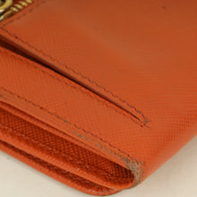 Prada Papaya Long Continental Wallet