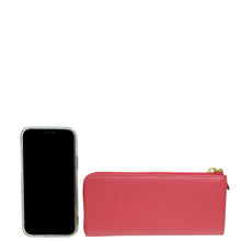 Prada Pink Zip Long Wallet