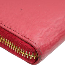 Prada Pink Zip Long Wallet
