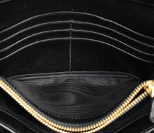 Prada Black Lux Continental Long Wallet