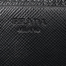 Prada Black Lux Continental Long Wallet