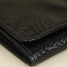 Prada Black Lux Continental Long Wallet
