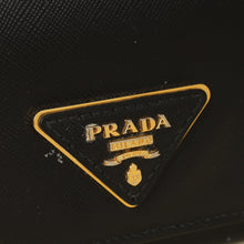 Prada Black Lux Continental Long Wallet