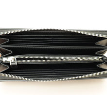 Prada Black Lux Large Zip Wallet