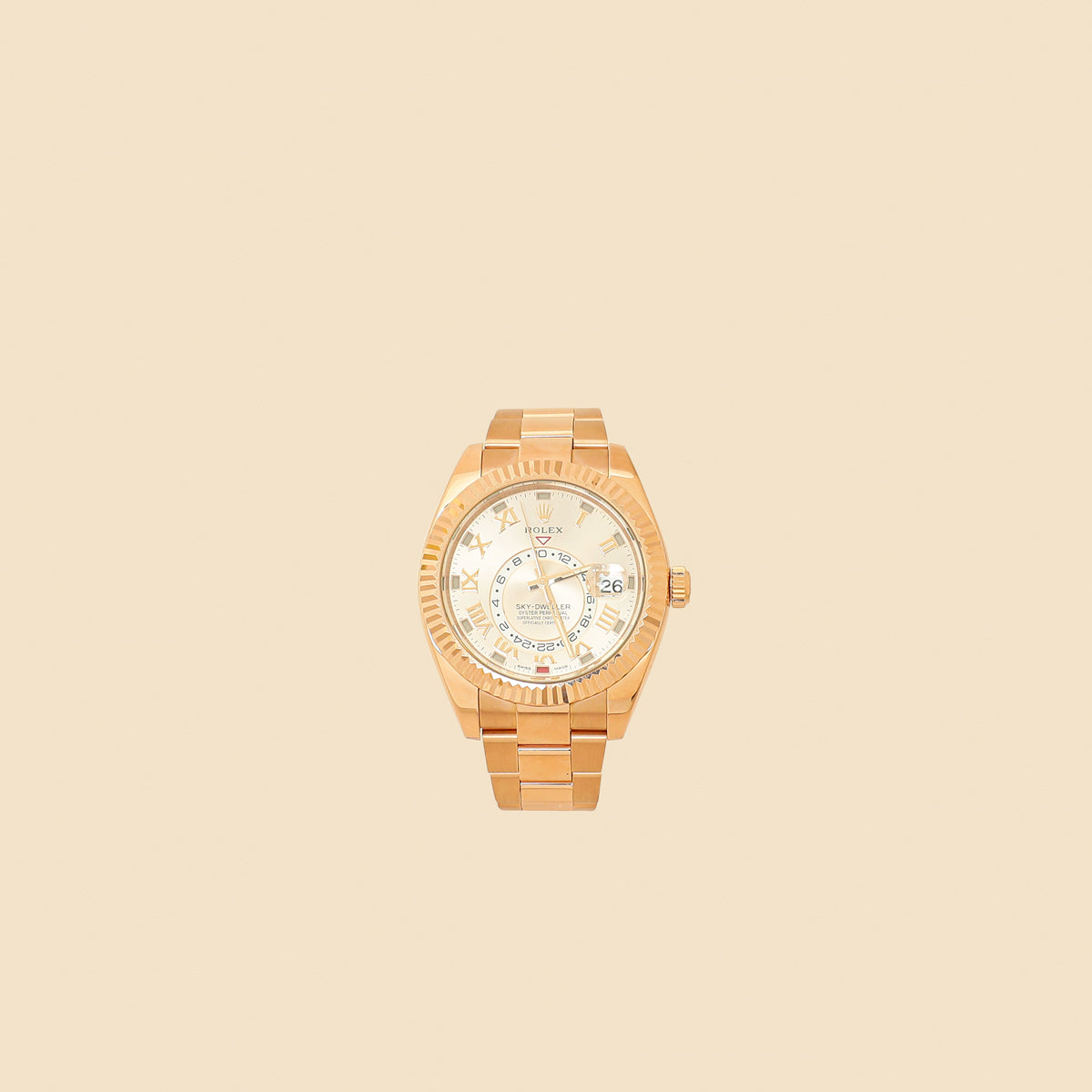 Rolex Everose Gold Sky-Dweller 42mm Watch